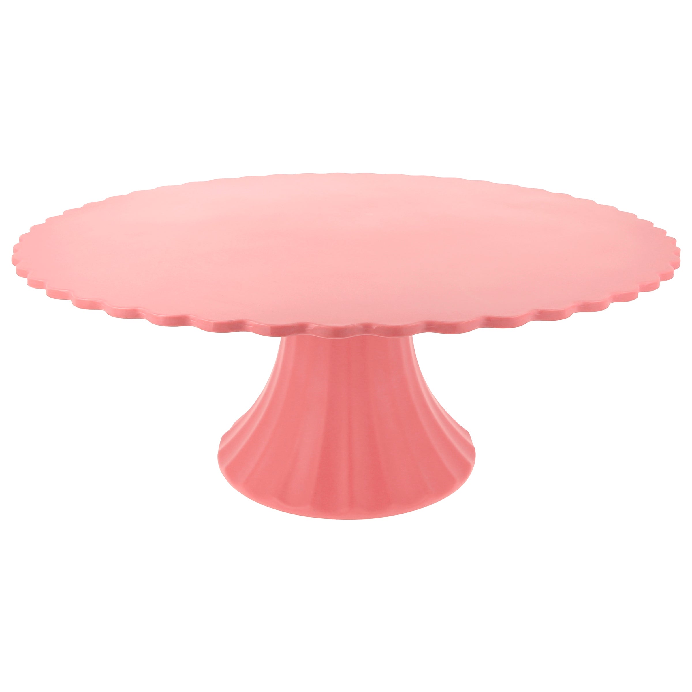 "Large Reusable Bamboo Cake Stand, Pink"