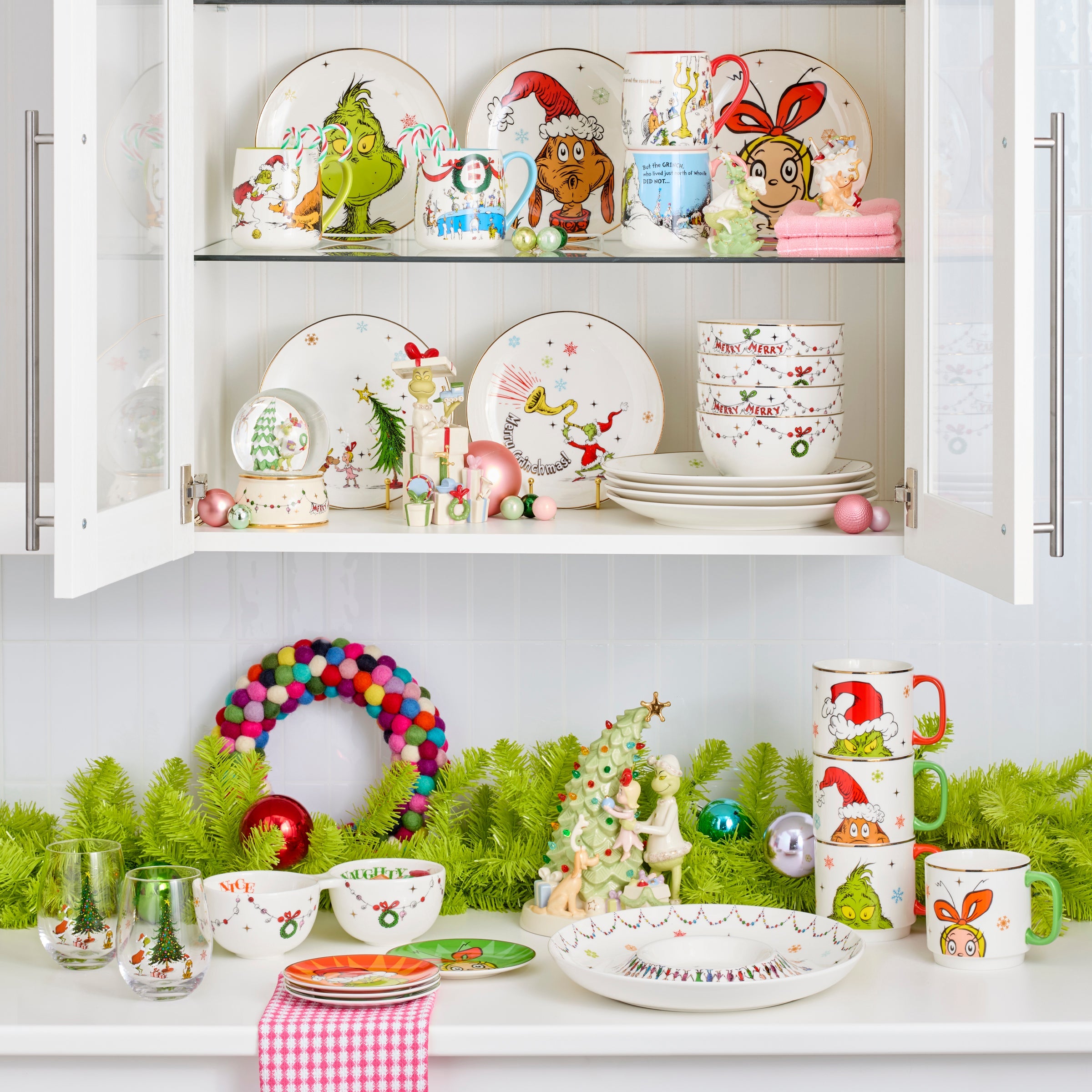 Merry Grinchmas Chip & Dip Bowl