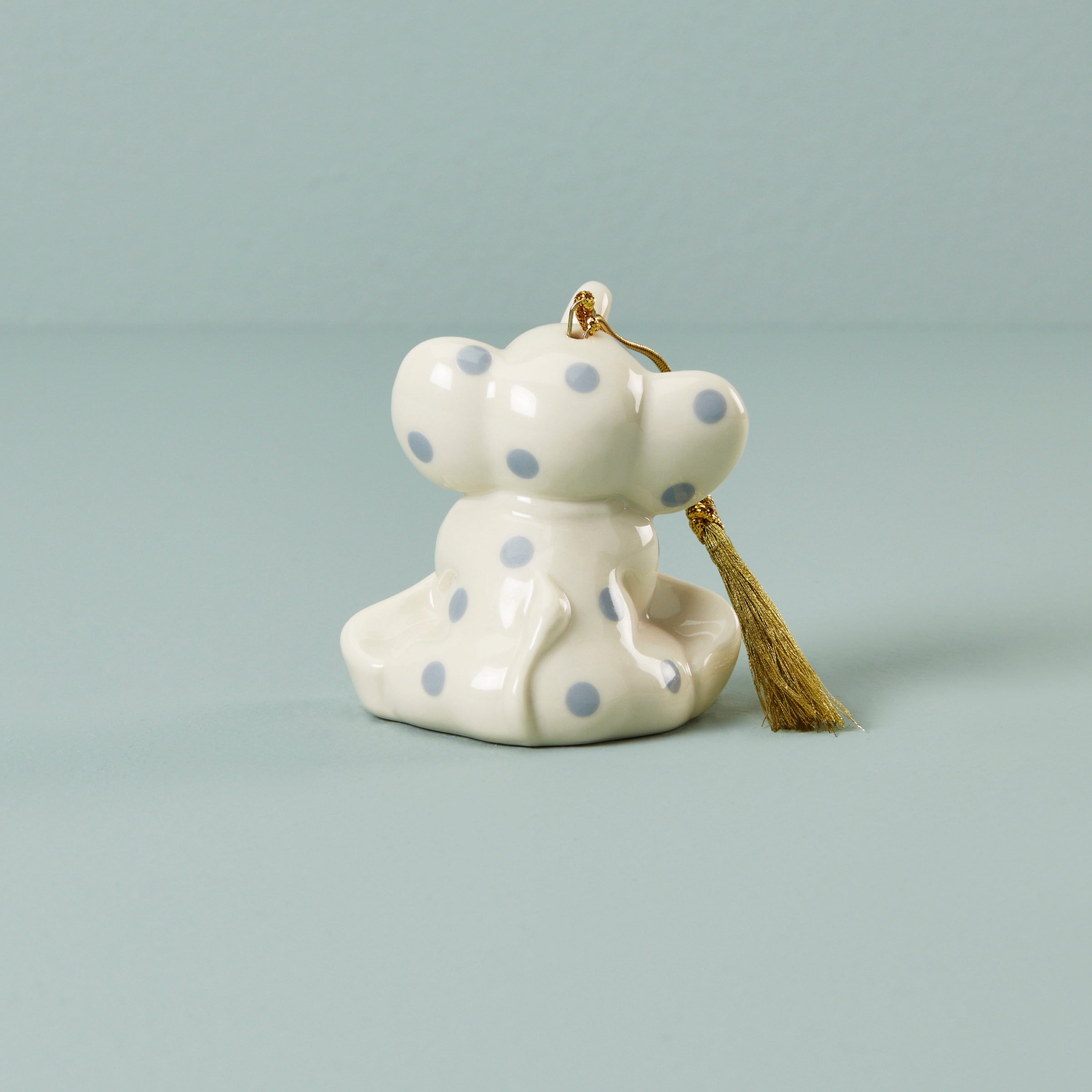 Personalized Blue Elephant Ornament