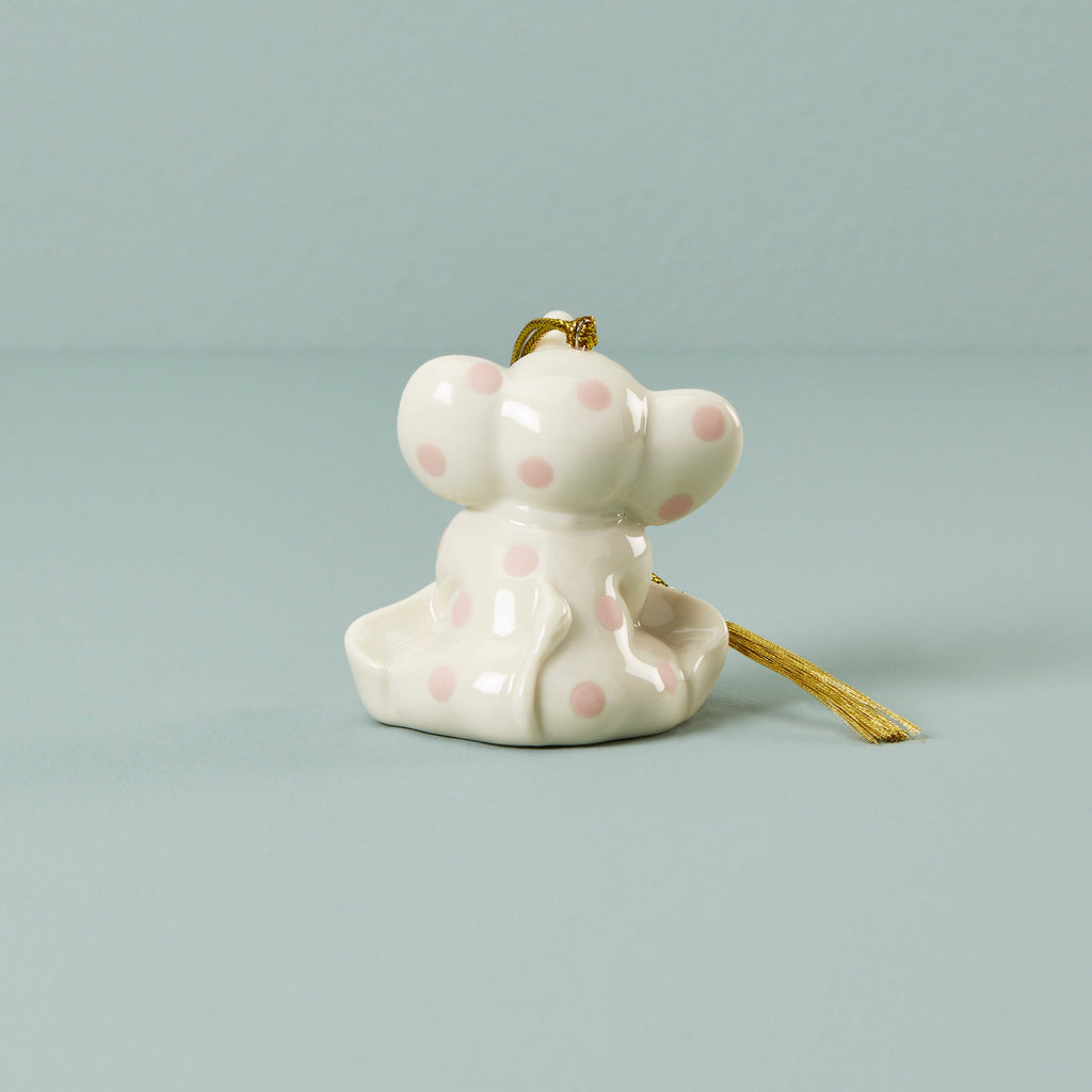 Personalized Pink Elephant Ornament