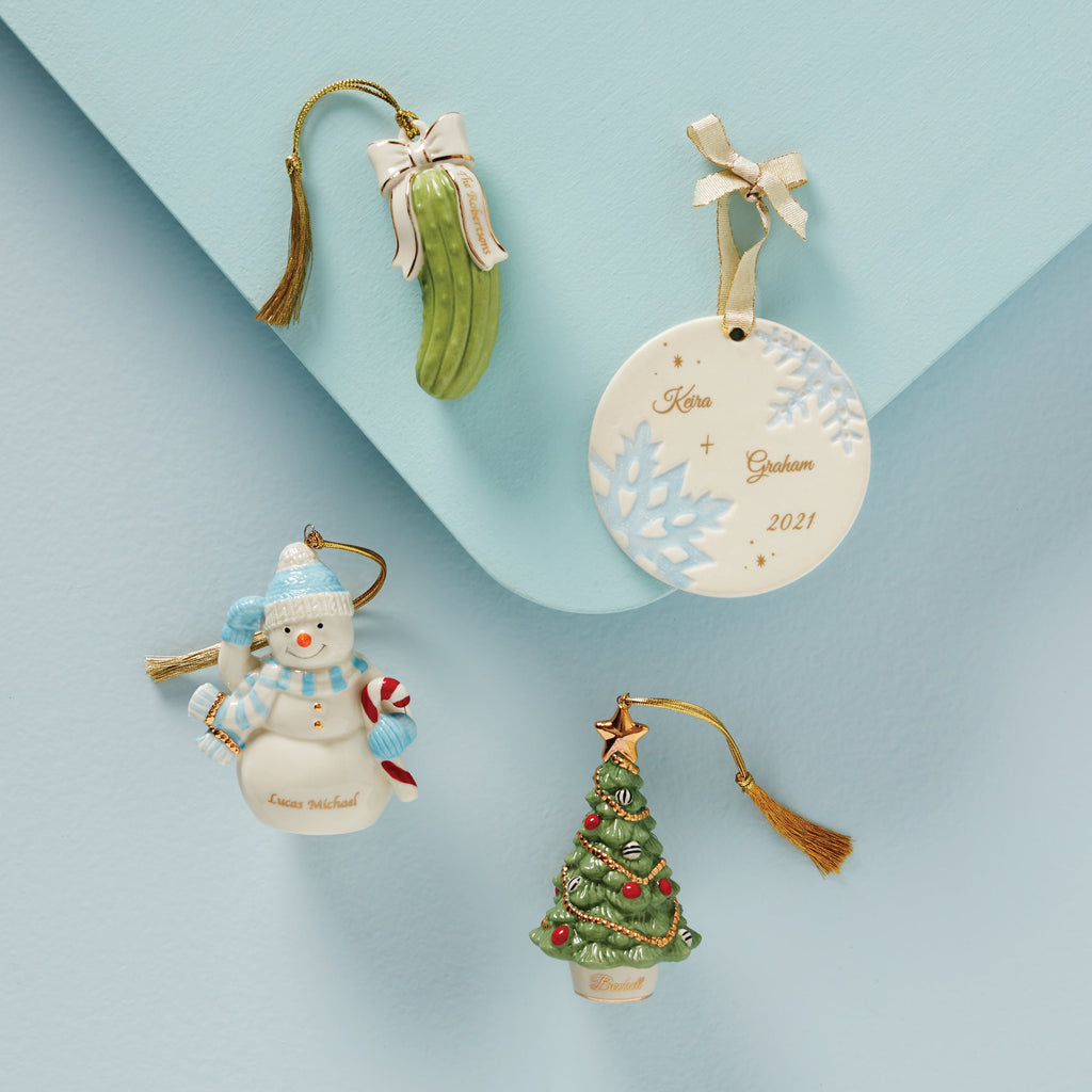 Personalized Winter Snowman Ornament