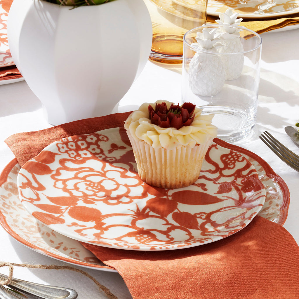 Butterfly Meadow Cottage Saffron Accent Plates - Set of 4