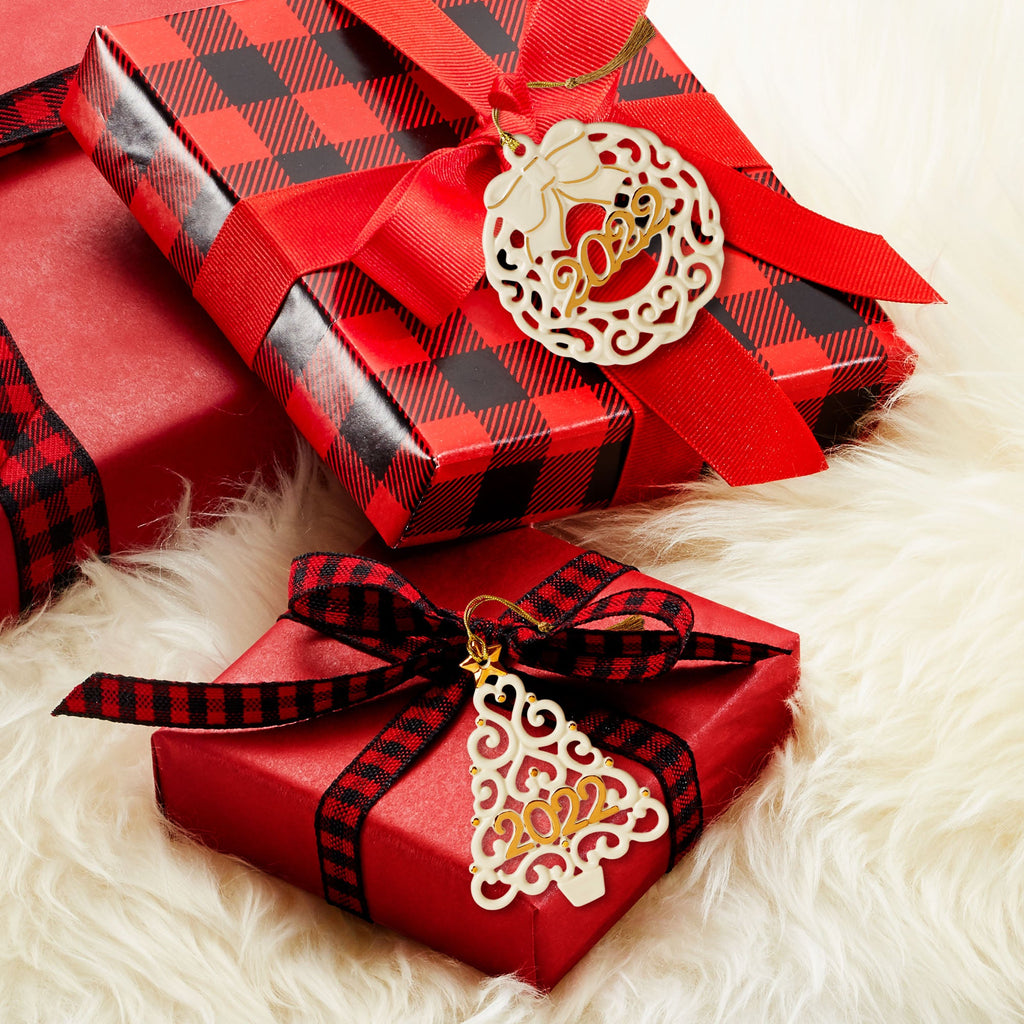 2022 Wreath & Tree Ornaments - S/2