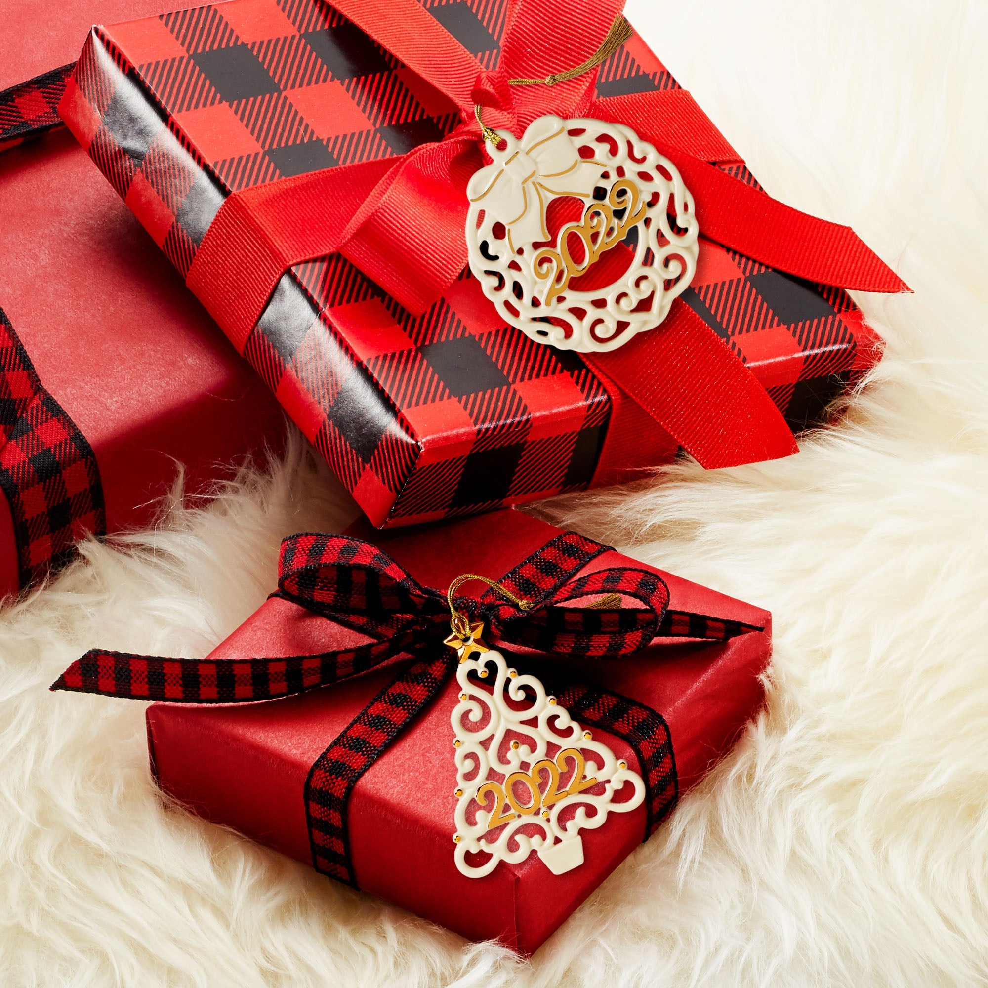 2022 Wreath & Tree Ornaments - S/2