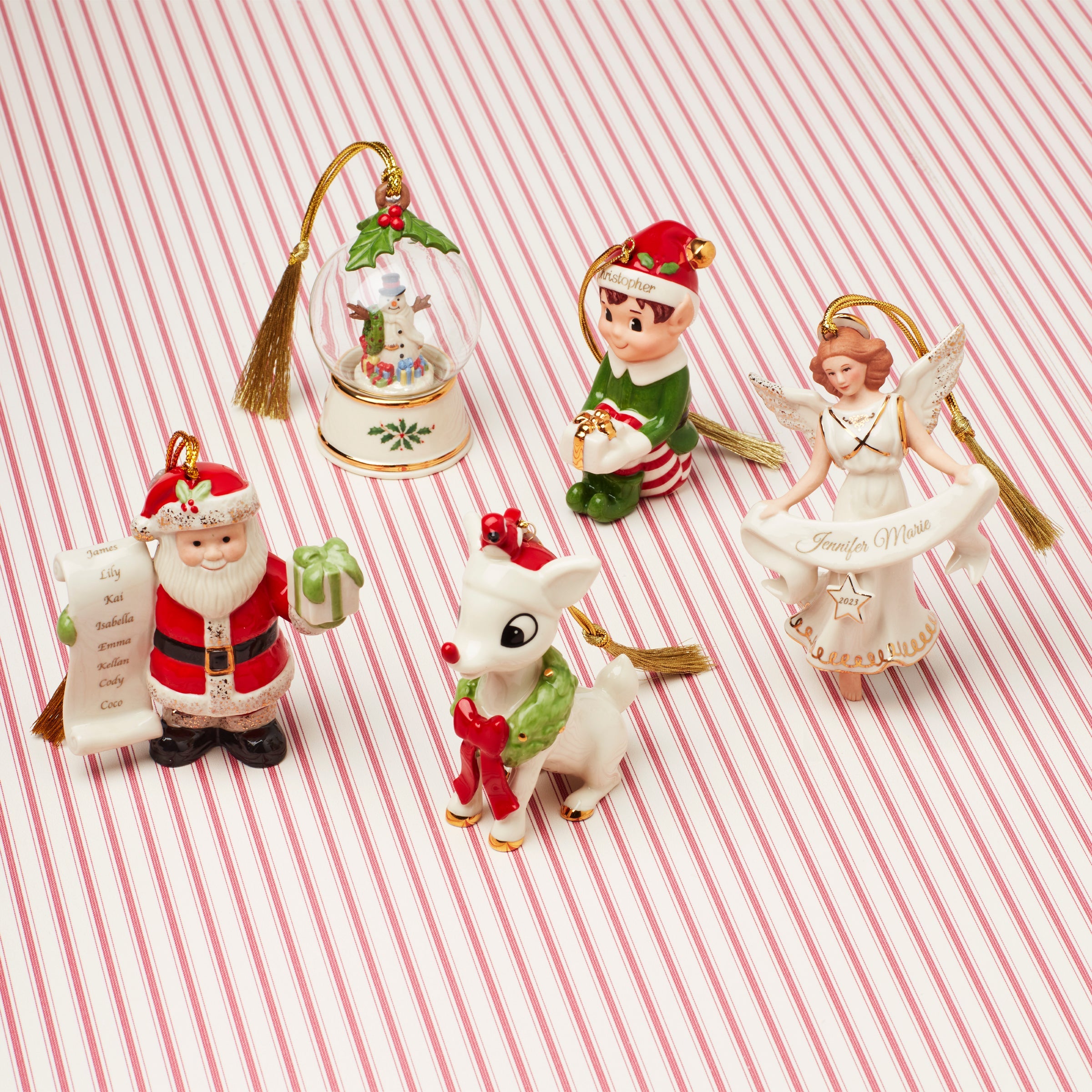 Personalized Naughty & Nice Ornament