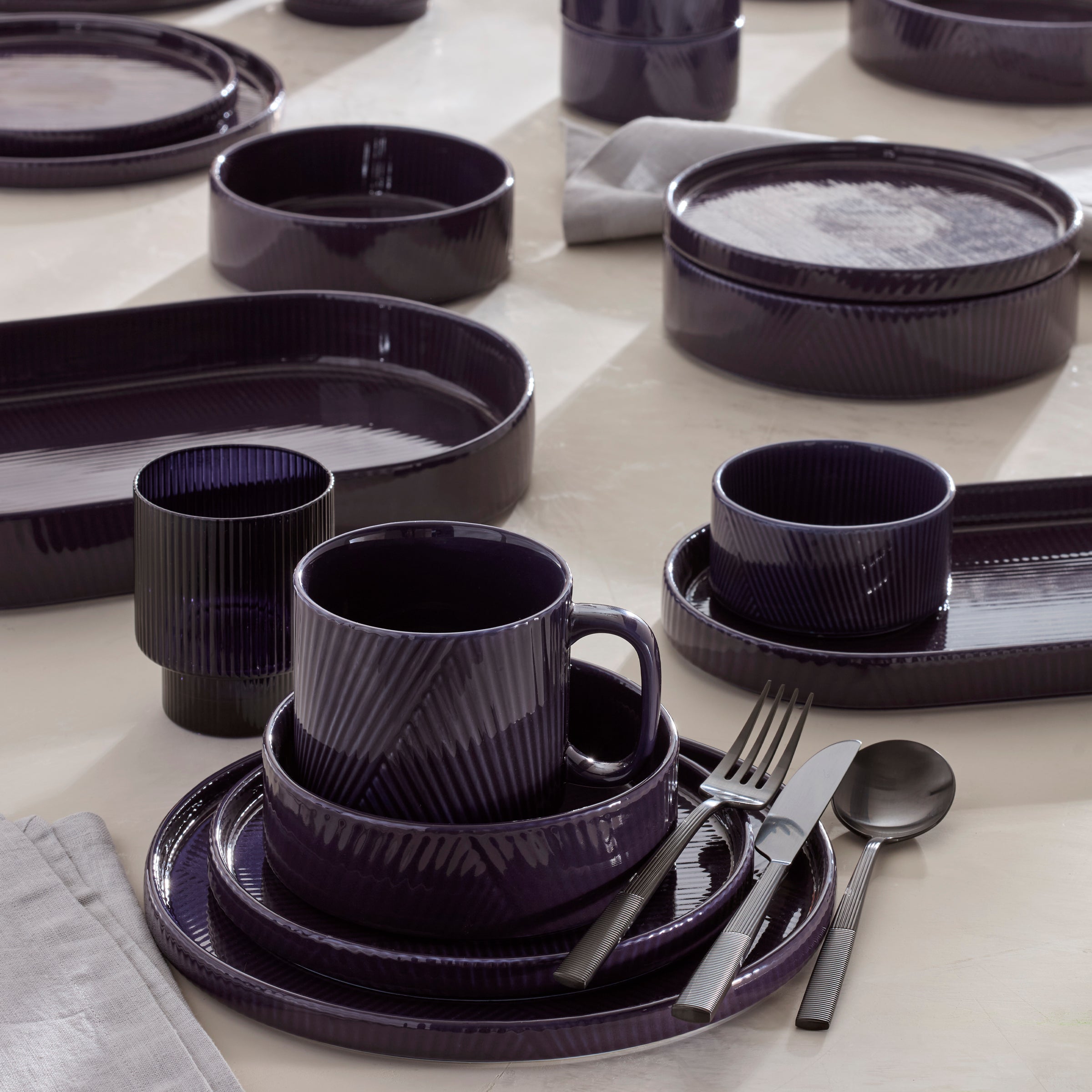 Modulus Nightshade Mugs - Set of 4