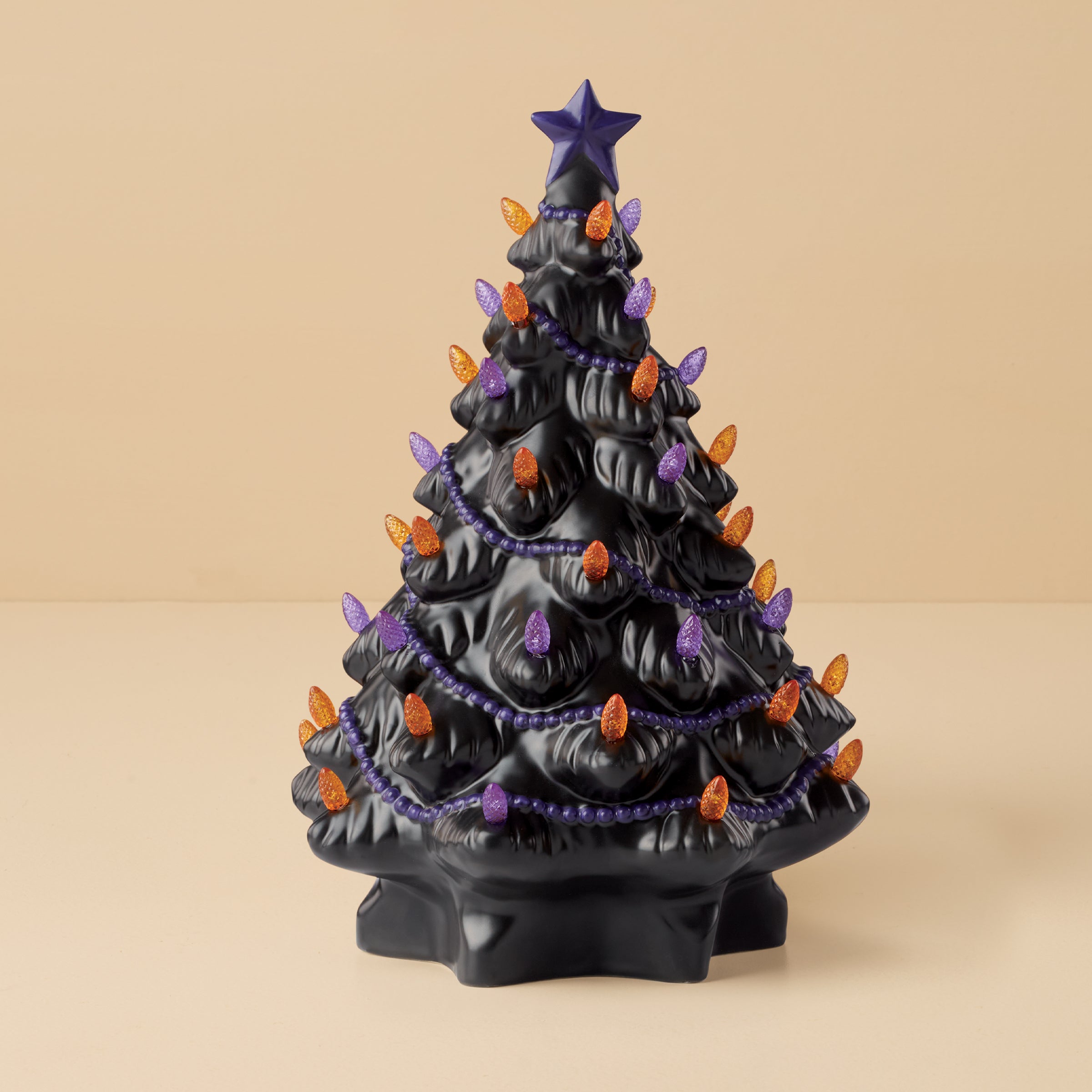 Treasured Traditions Black Lit Tree Figurine