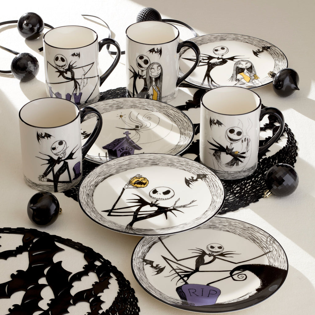 The Nightmare Before Christmas Accent Plates - Set of 4