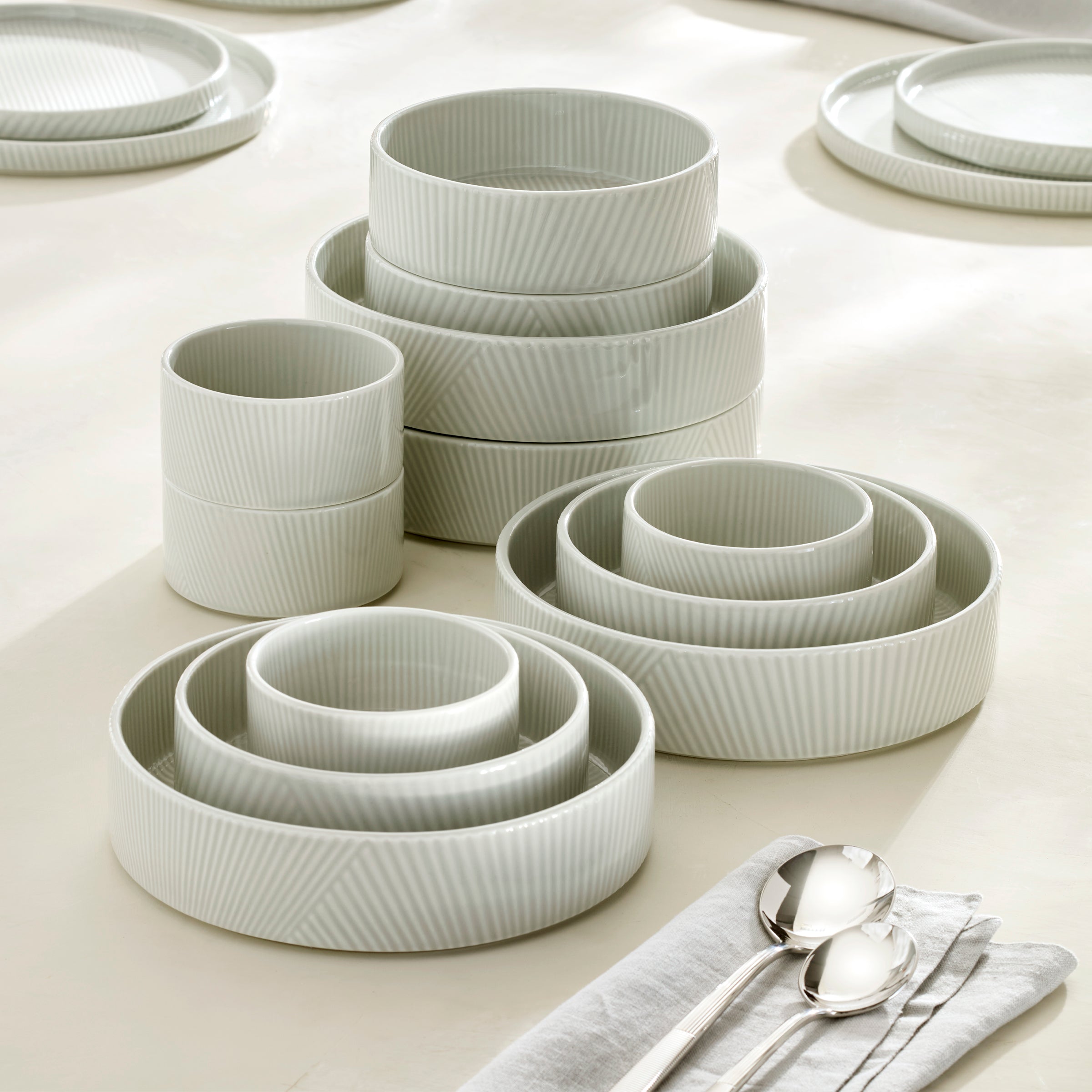 Modulus Vapor 12-Piece Bowl Set