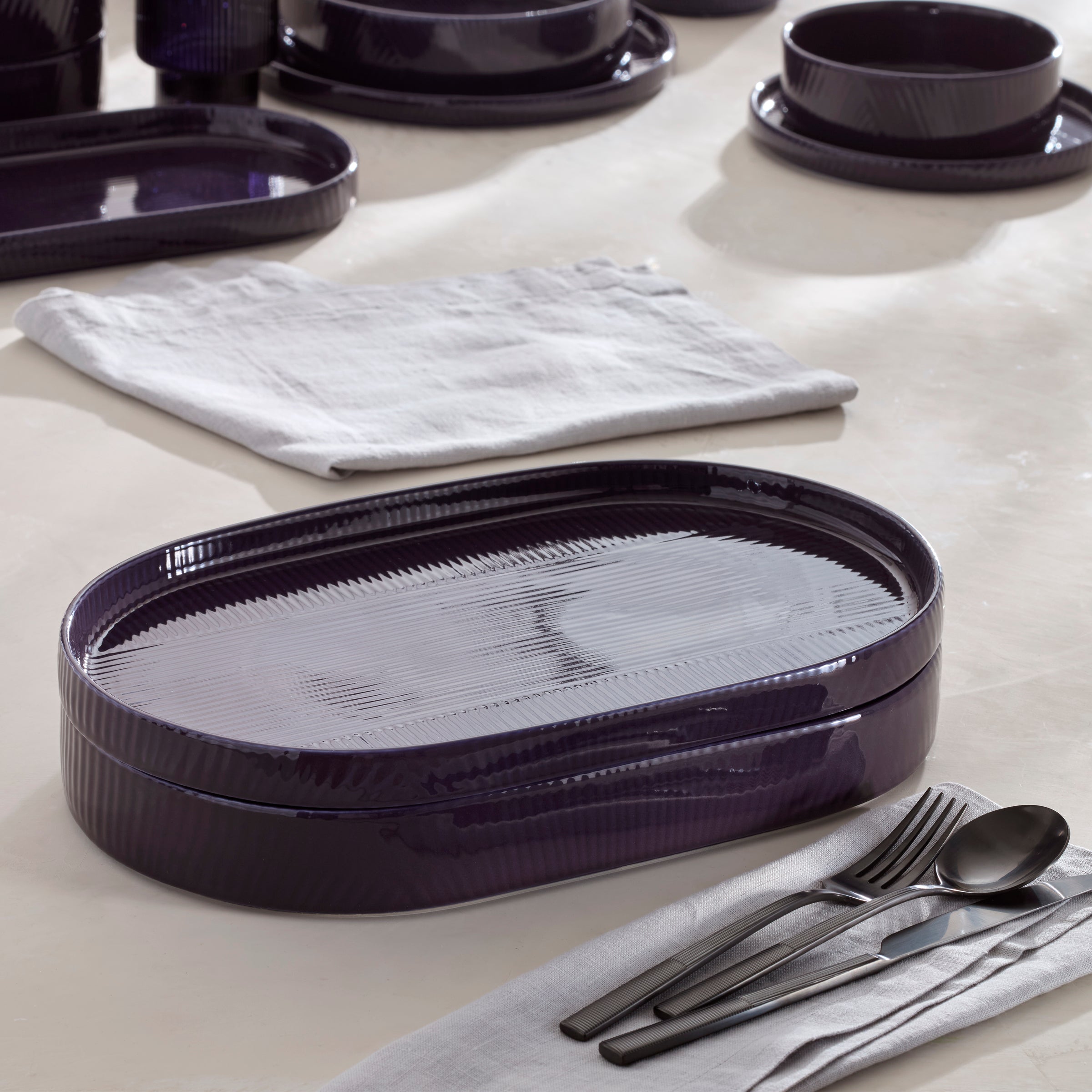 Modulus Nightshade 2-Piece Serving Set
