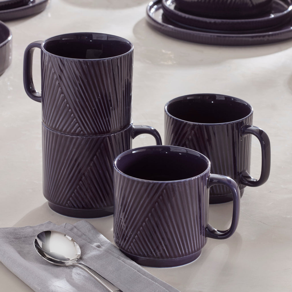 Modulus Nightshade Mugs - Set of 4