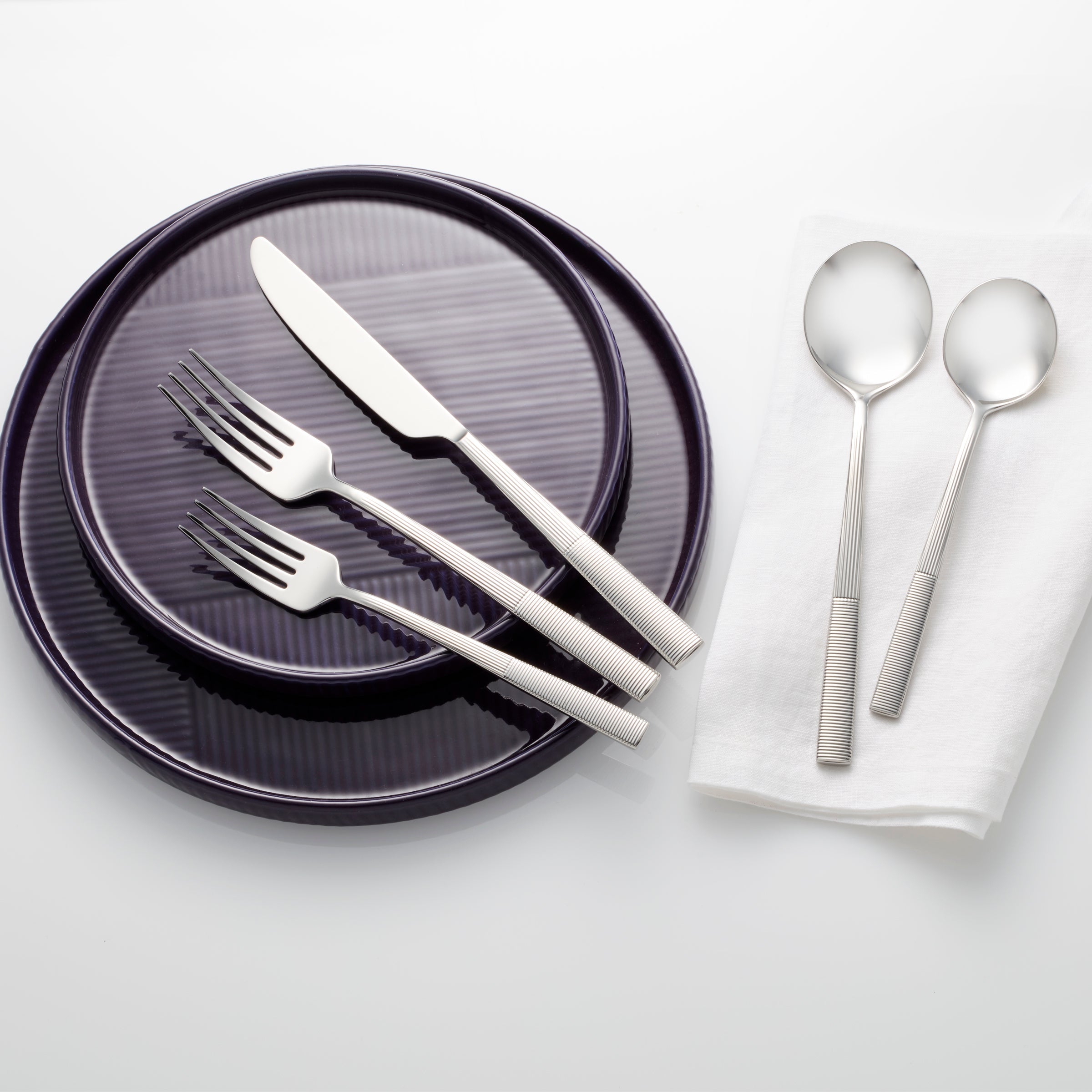 Modulus Mirror 20 Piece Flatware Set