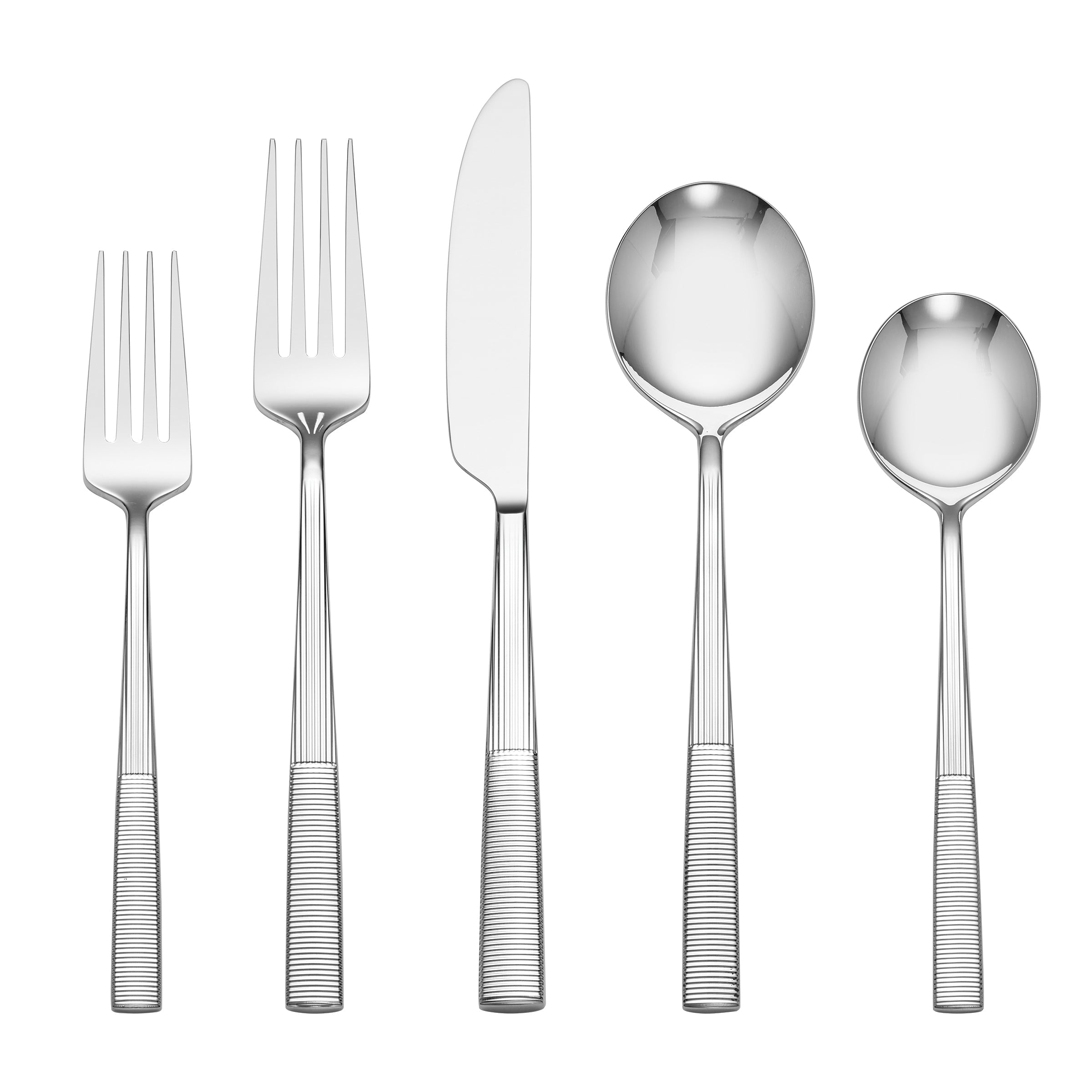 Modulus Mirror 20 Piece Flatware Set