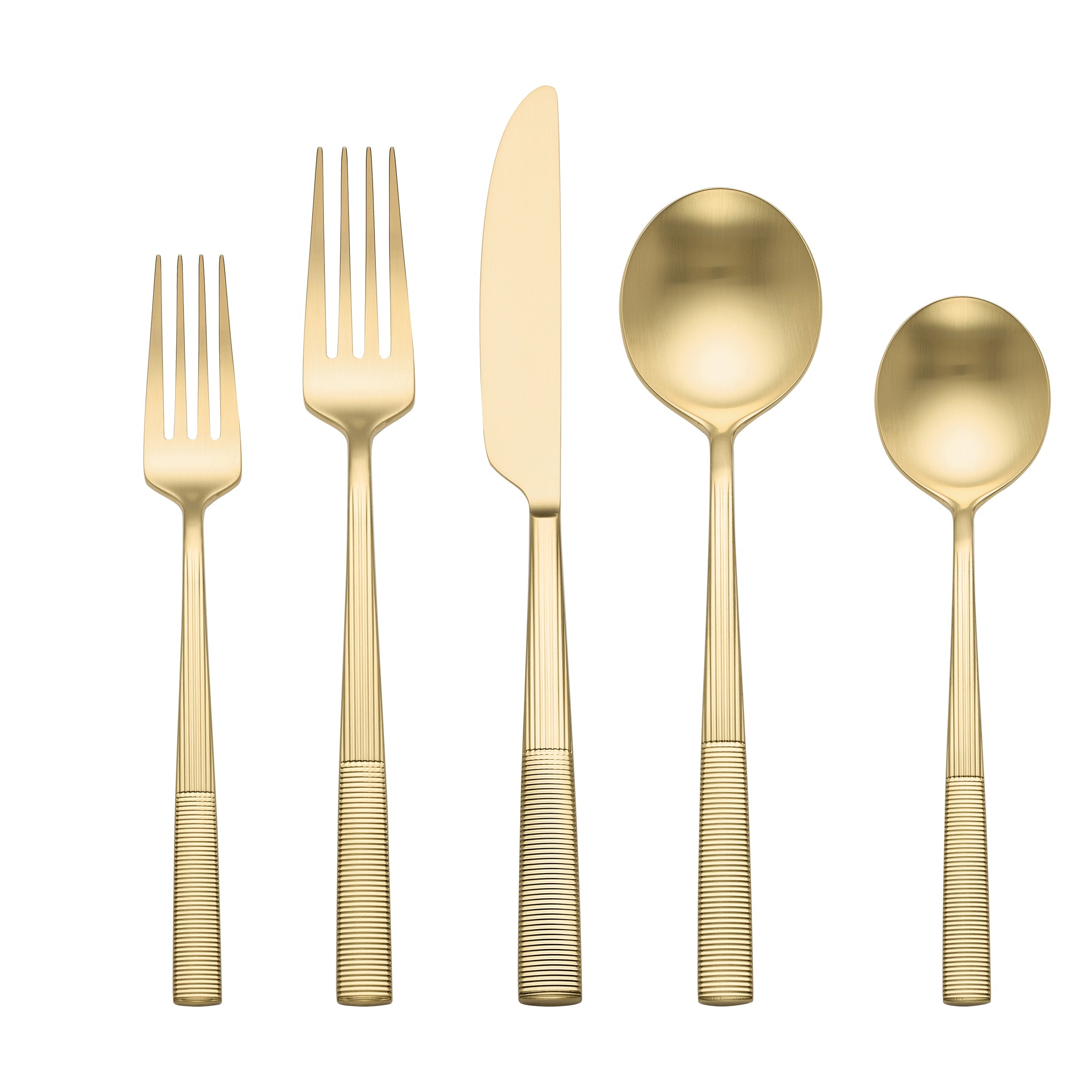 Modulus Champagne Satin 20 Piece Flatware Set