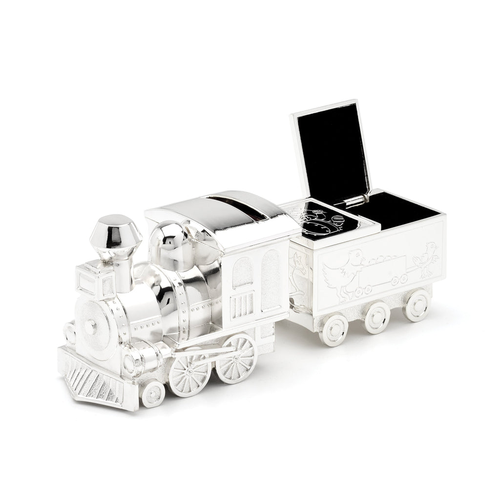 Train With Caboose Coin Bank