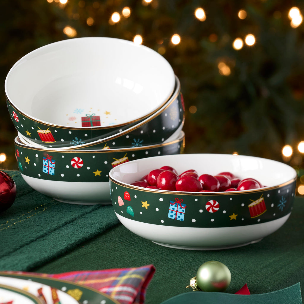 Nutcracker Ballet All Purpose Bowls - Set of 4