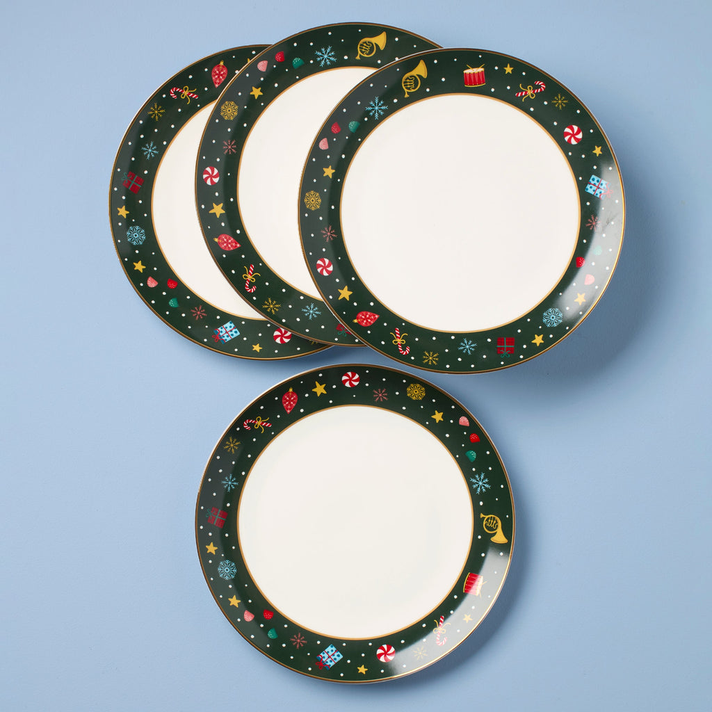 Nutcracker Ballet Dinner Plates - Set of 4