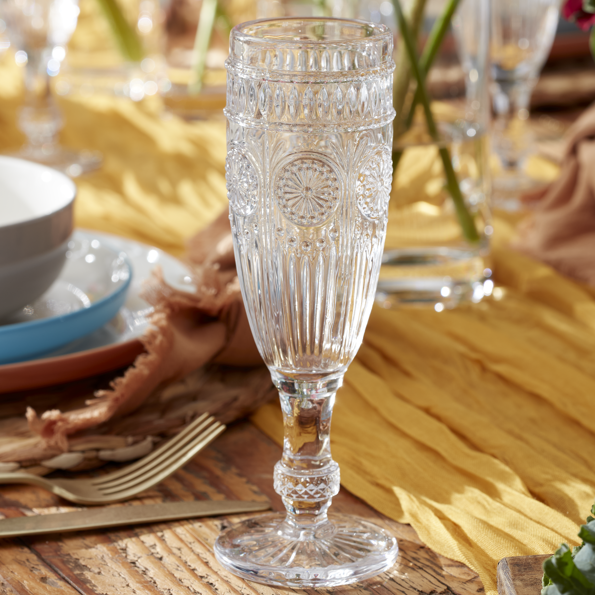 "Fiesta Flutes, Set Of 6"