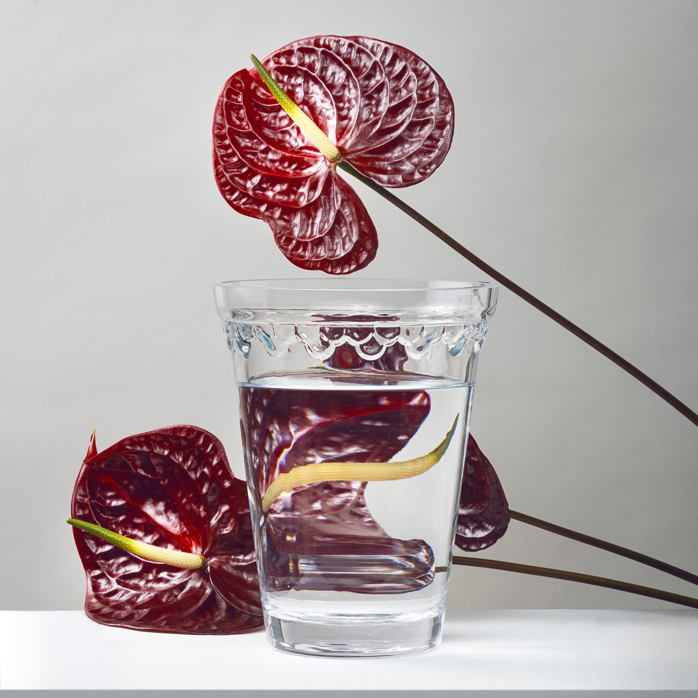 Kobenhavner Clear Glass Vase