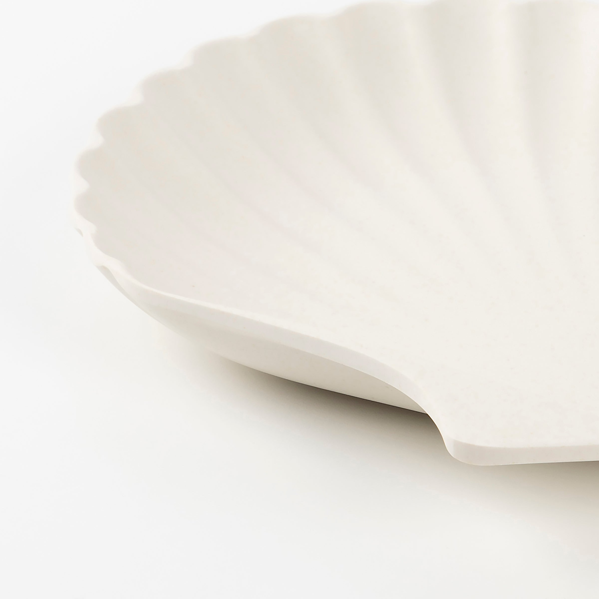 "Natural Reusable Bamboo Shell Plates, Set of 6"