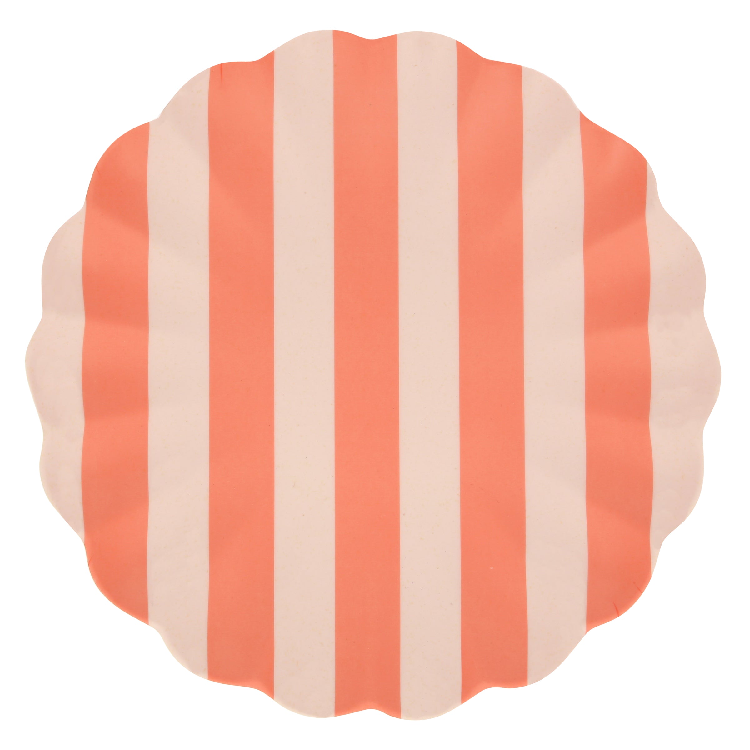 "Stripy Reusable Bamboo Large Plates, Set of 6"