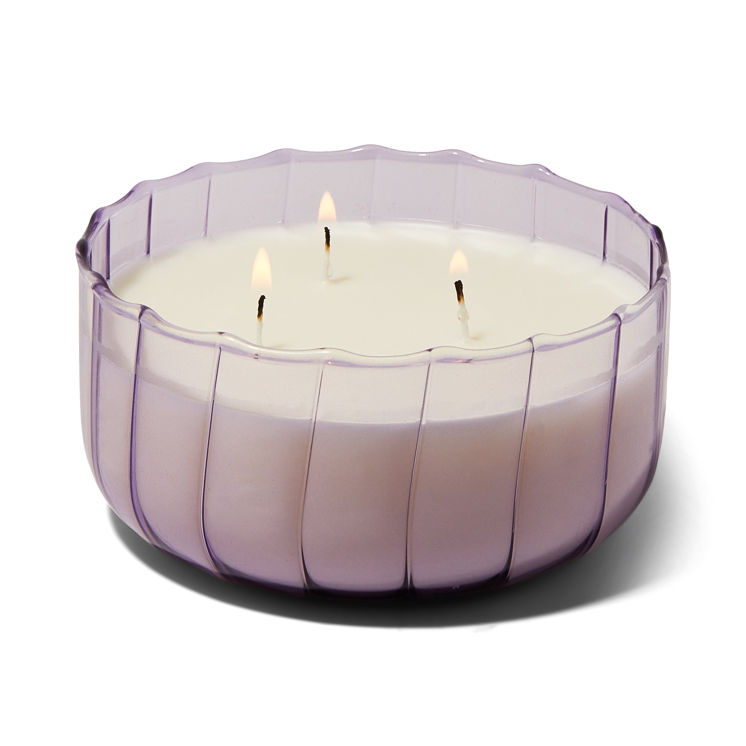 "Ripple 12-oz Soy Wax Candle, Salted Iris"