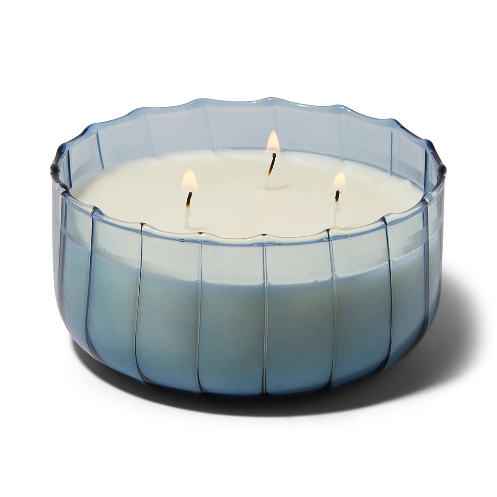 "Ripple 12-oz Soy Wax Candle, Peppered Indigo"