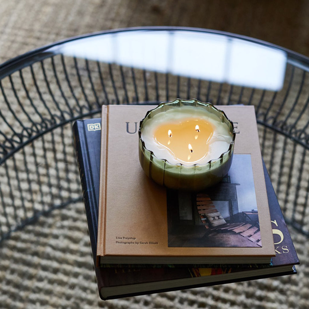 "Ripple 12-oz Soy Wax Candle, Secret Garden"