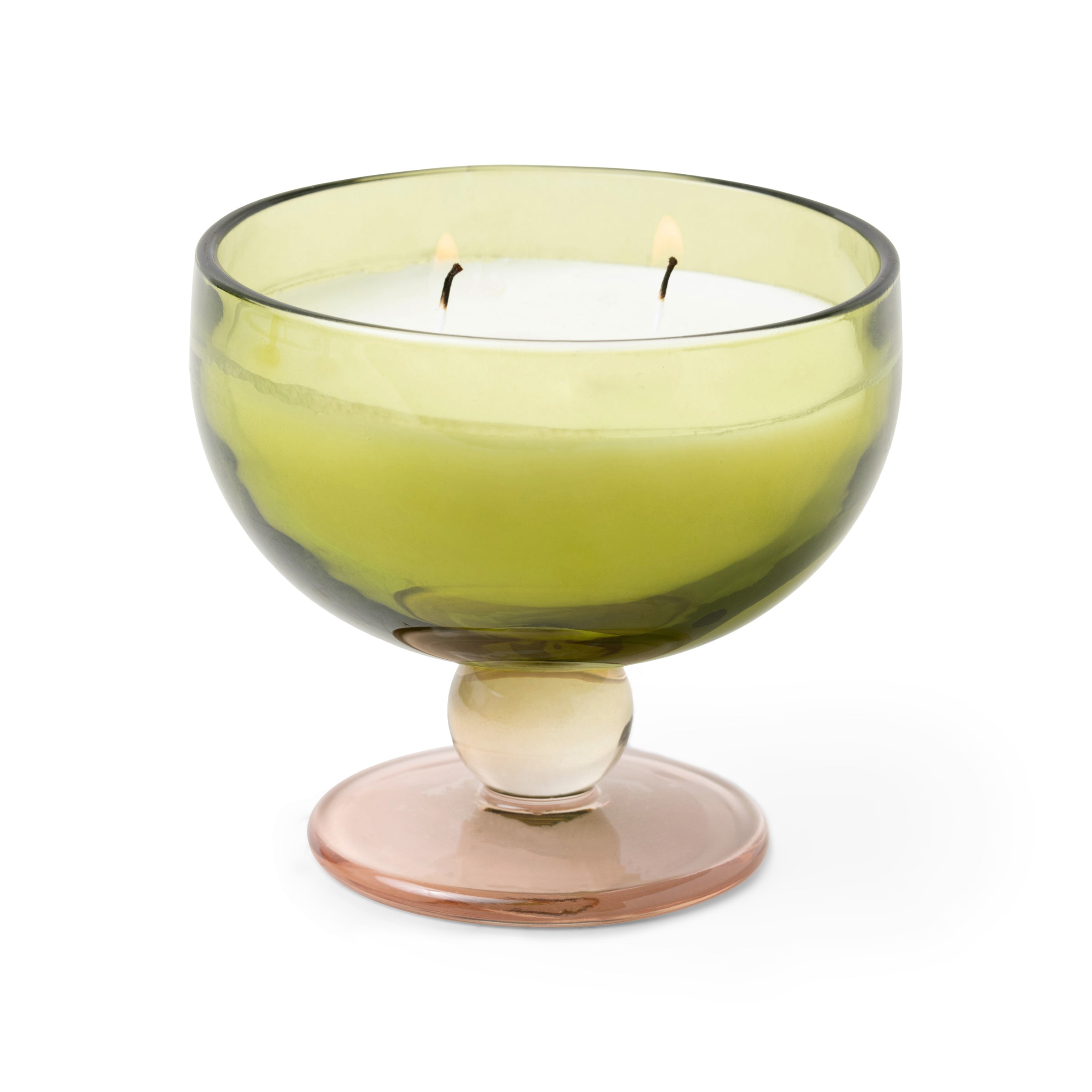 "Aura 6-oz Soy Wax Candle, Misted Lime"