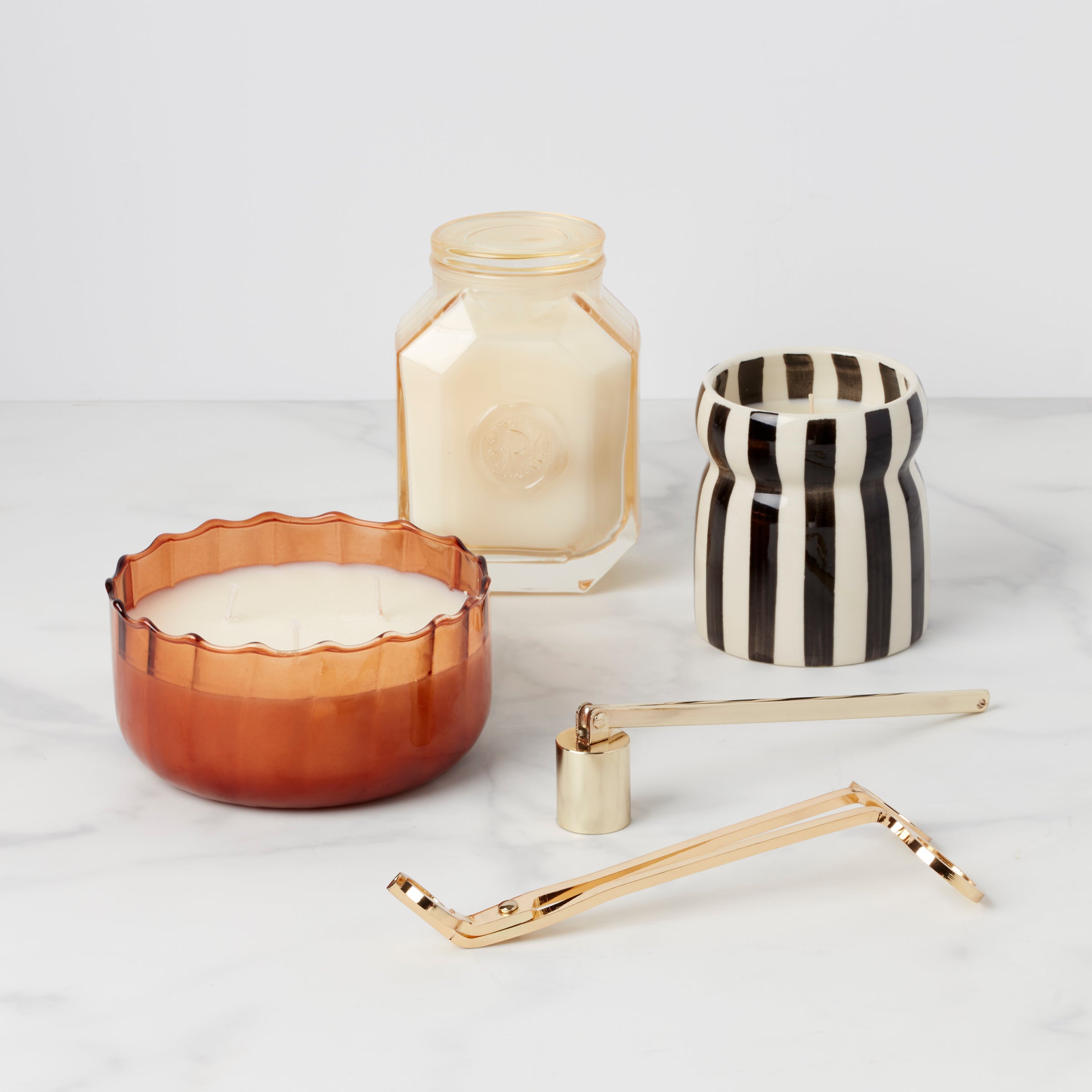 "Candle Snuffer, Gold"